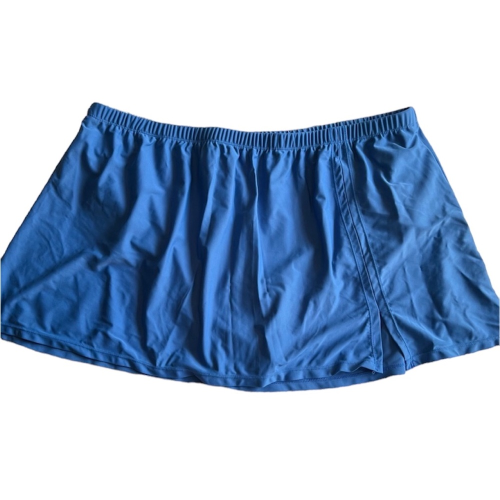 NWOT Krista Swimwear plus skirted swim bottom blue bathing suit size 3X large